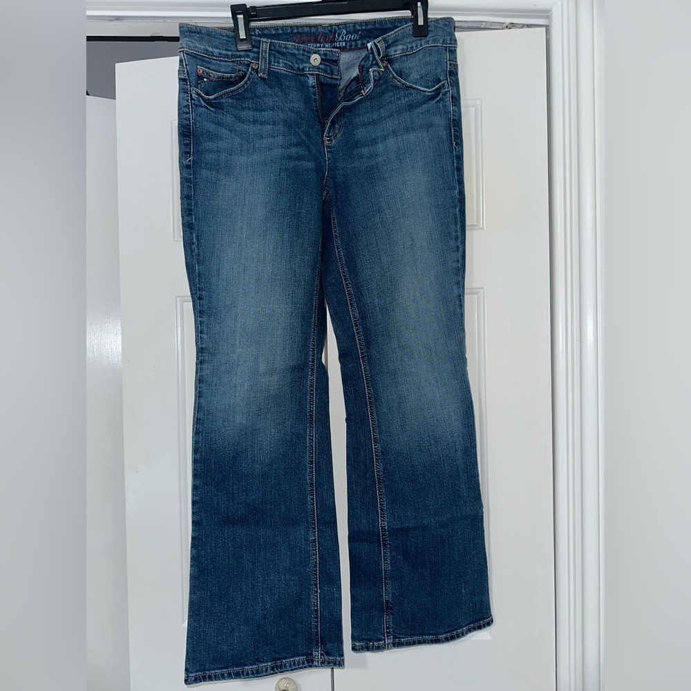 Tommy Hilfiger Women's Blue Boot Cut Jeans